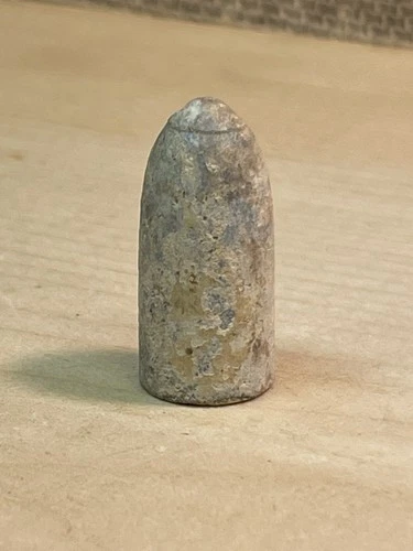 Dug Rare  Civil War Confederate 54 Cal Nose Cap Enfield Bullet Perfect Base Ga.