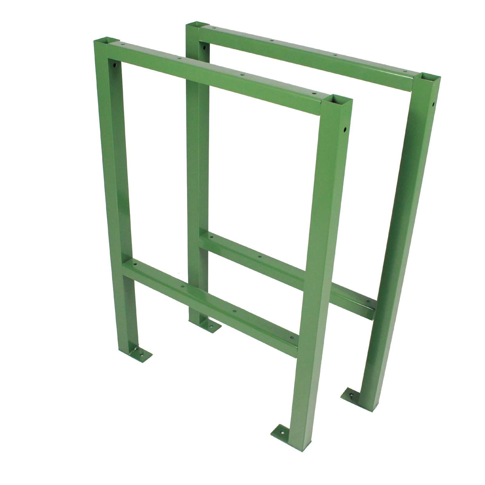 TrutzHolm® Gambe Tavolo Verde in Acciaio 58 cm