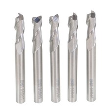 5 PCS 2 Flute 1/4" USA Carbide End Mill 3/4" LOC 2-1/2" Overall Length