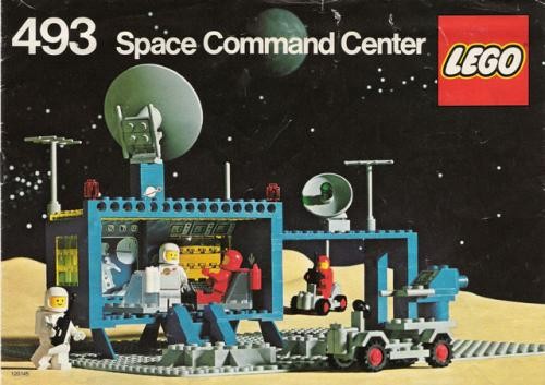 LEGO® Space 493-3 - Space Command Center Crater Plate