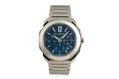 Bvlgari Octo Roma Chronograph Stahl Automatik Ref. 103829-OC 42 S CH B&P 2025