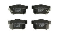 Hinterachse Hart 215 259 Bremsbelagsatz, Scheibenbremse FüR Acura,Honda,Rover