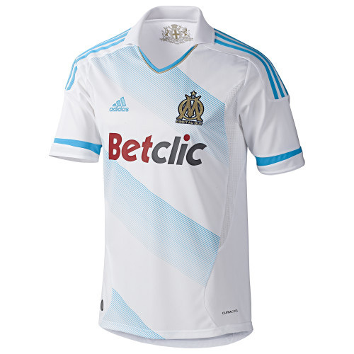 nwt~Adidas OLYMPIQUE MARSEILLE Olympic France Football Soccer jersey Shirt~Sz XL image 2