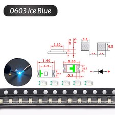 Smdsmt Leds - 0402 0603 0805 1206 - Red Blue Green White Orange Yellow