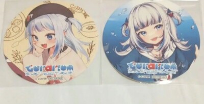 Hololive EN X Uminomori 2024 Limited Gawr Gura Untersetzer Komplettset Japan Neu