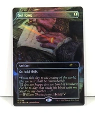 Sol Ring Borderless Secret Lair Foil SLD 1696 NM - MTG Magic