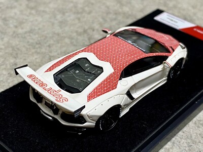 LBWK 1/64 Lamborghini aventador ＋ figure JEC 1:64 Liberty Walk Lamborghini Aventador 2.0 LB