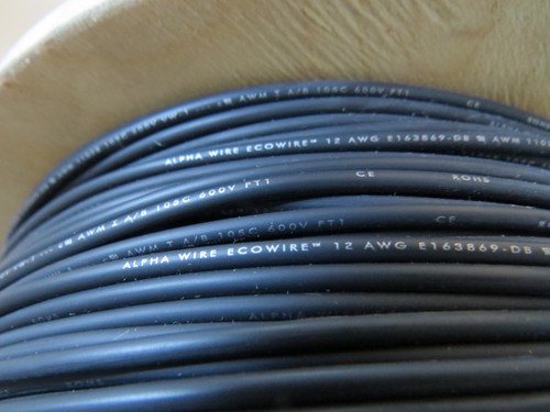 Alpha Wire 6718 Ecowire 12Awg e163869-db, 600V, internes Kabel 1000ft / 300m - Bild 3 von 4