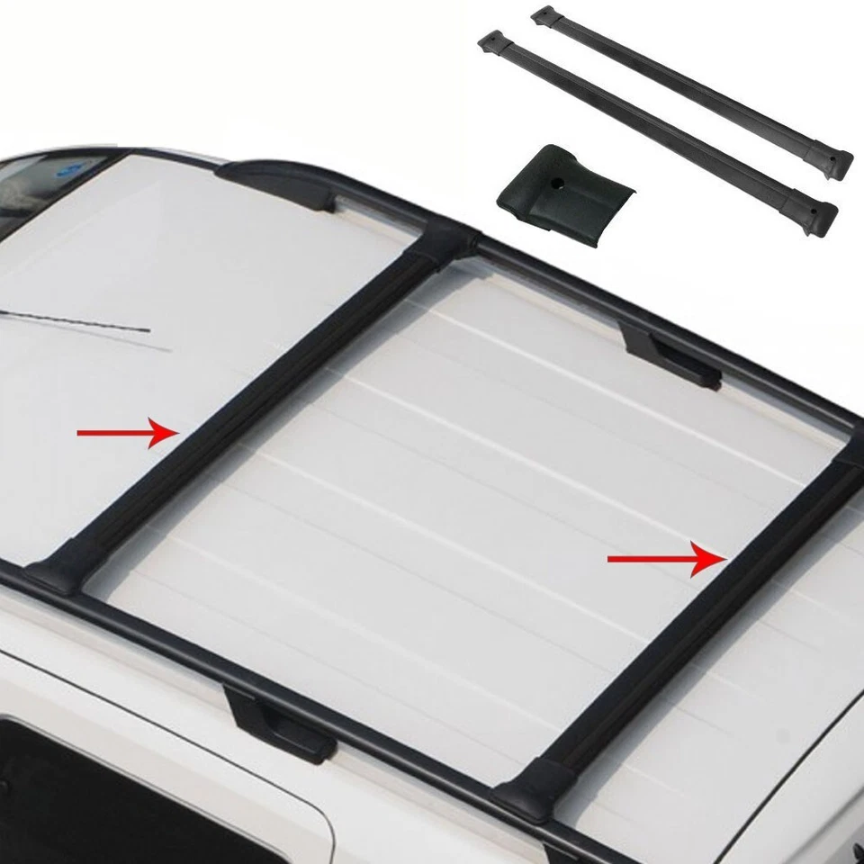 For BMW X3 E83 2003-2010 Roof Racks Cross Bars Carrier 'Black' (OPEN BOX) - Image 2 of 4