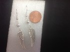 Guardian Silver Angel Wing Motorcycle DARYL DIXON Harley Biker Earrings