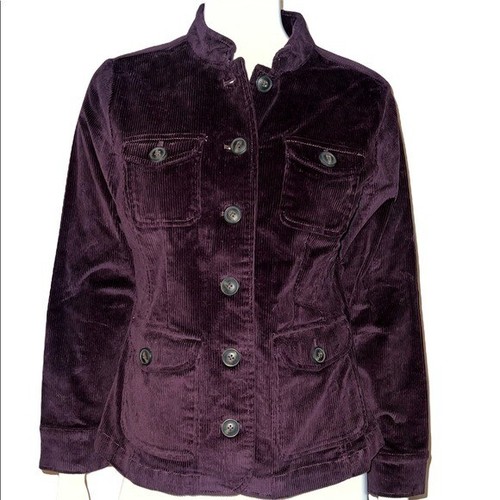 Banks Dark Purple Corduroy Jacket Small 