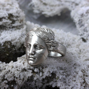 Authentic Ring Venus de Milo greek godess, gold Venus de Milo ring, silver Venus de Milo