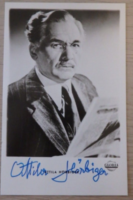 Autogramm österreichischer Film- + Theater Schauspieler Attila Hörbiger (113877)