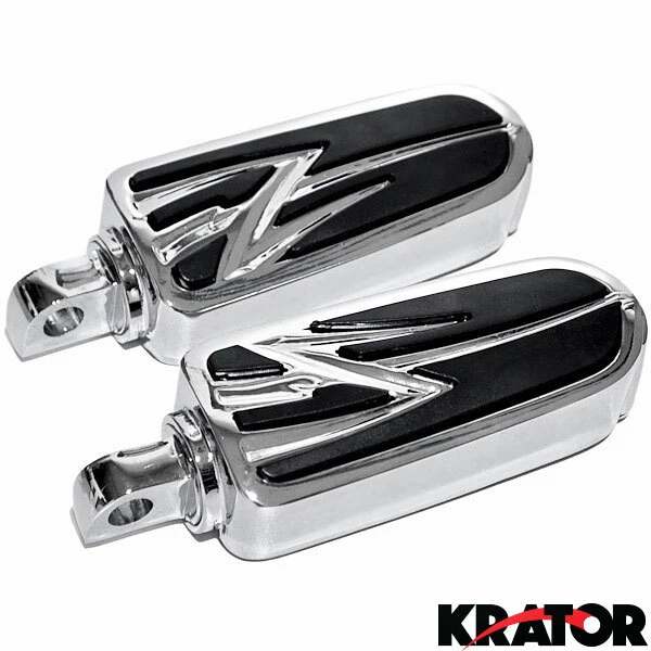 Комплект хромированных подставок для ног в племенном стиле со штекерным креплением для Harley Davidson Sportster - Изображение 2 из 4