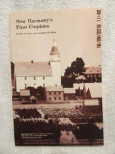 Vintage Book New Harmony's First Utopians IN Well-Illustrated Early History HTF