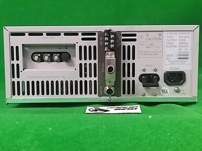 Kaijo 68101 超音波発電機 ULTRASONIC GENERATOR KAIJO 68101-AD3T-UL ULTRASONIC GENERATOR 600W 950KHz, USED