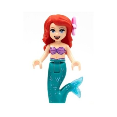 Lego Disney Princess Ariel Minifigure  Turquoise Mermaid Tail 43207 New