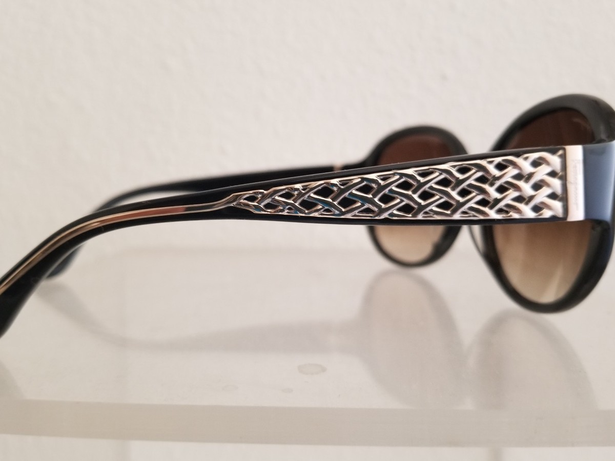 未使用級 フェラガモ SF665S サングラス イタリア ケース付 ギフトOK Authentic SALVATORE FERRAGAMO SF665S-001-59 Sunglasses | eBay