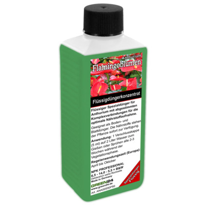 Anthurium Dnger fr Flamingoblumen, Anthurien Pflanzen dngen  Flssigdnger! | eBay.de