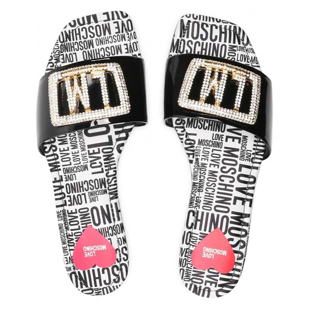 Fashion Shoes LOVE MOSCHINO Slippers Woman Multicoloured 