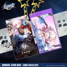 Honkai: Star Rail March 7th Keyring Cosplay Keychain Accessories Pendant Gift