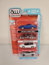 Auto World Target Exclusive 4 Pack Mobil Mustang SVO Camaro Firebird Corvette