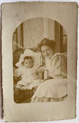 orig. Foto AK Mutter Kind Wien 1903 