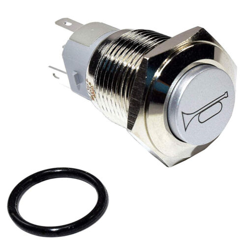 Conector de cable interruptor bocina de aire botón pulsador 12V para coche camión tractor motocicleta - Imagen 3 de 7