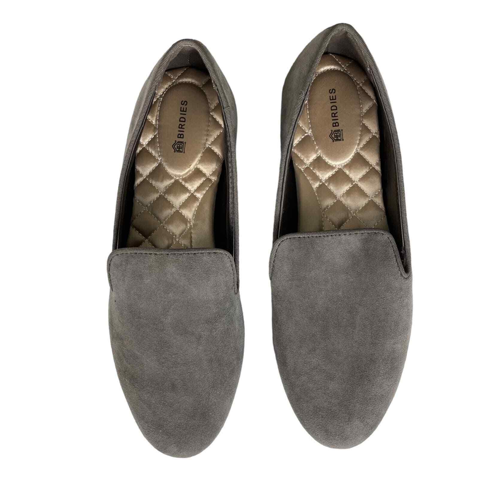 Birdies The Starling Loafers in Grey Suede Womens… - image 2