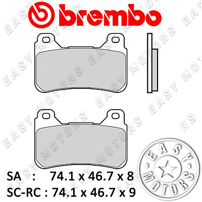 Plaquettes De Frein Avant BREMBO Pour HONDA CBR 1000 RR 2012-2013 - Sinter Fritte