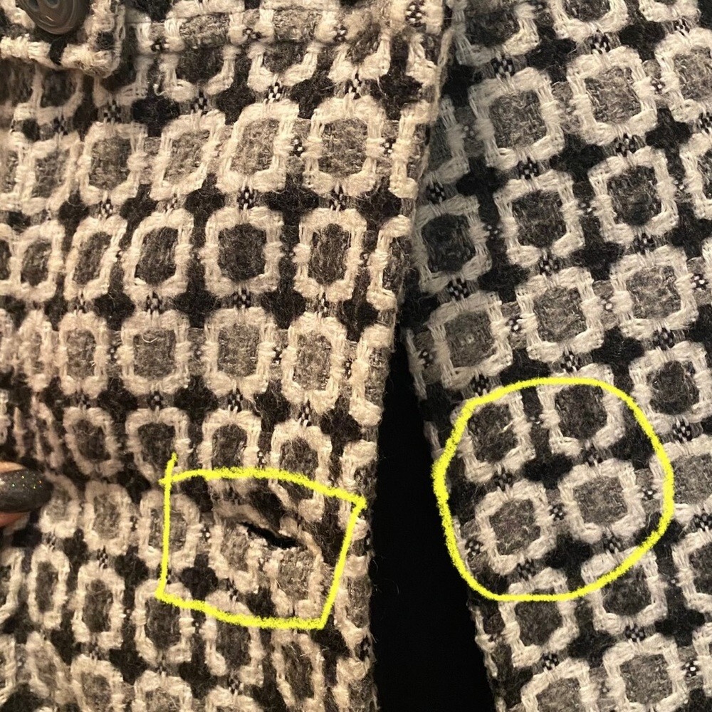 Voice Polyester Wool Blend Spring Jacket Coat - image 14