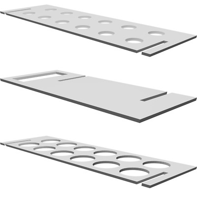 Reagenzglasregal für Wissenschaftslabore - pädagogisches Flatpack-Design
