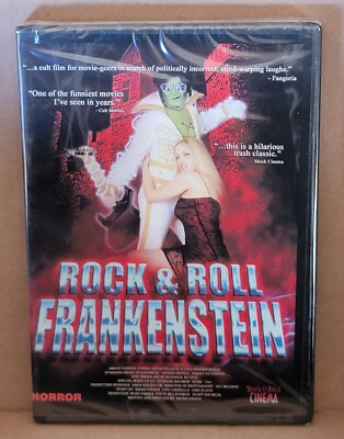 2002 ROCK & ROLL FRANKENSTEIN Sealed SHOCK-O-RAMA DVD Erotic HORROR ''R''