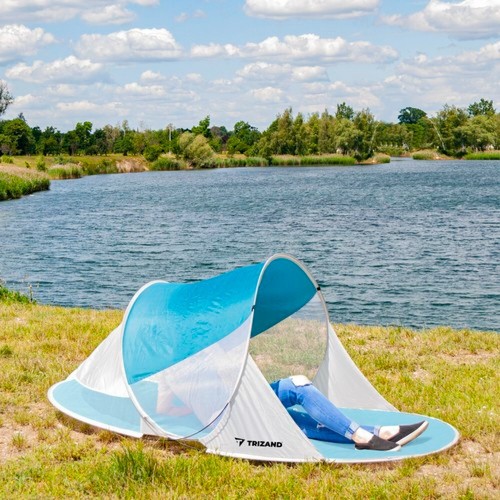 Tenda da spiaggia 2 posti mare TendaFacile XL campeggio camping a cupola Anti-UV - Foto 4 di 6