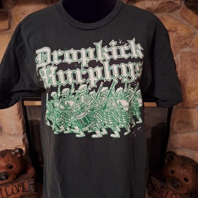 DropKick Murphys Band Retro Style Unisex Black T shirt Classic Style S-5XL