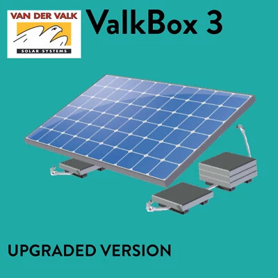 ValkBox3 Halterung Solarmodul Flachdach Aufständerung Befestigung PV Modul