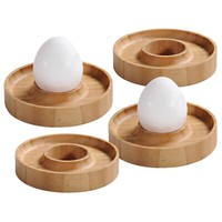 Eierbecher, 4 StüCk, Ø 10 Cm, Bambus, Kesper