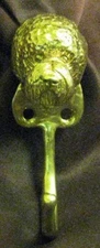 GOLDENDOODLE J Hook, Robe Hook, Coat Hook, Leash Hook Bronze 