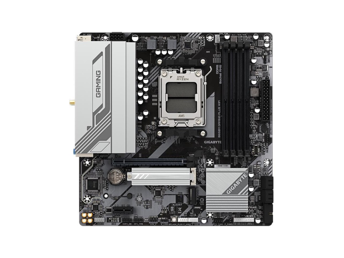 GIGABYTE B650M GAMING PLUS WIFI AM5 LGA 1718 AMD ATX, DDR5