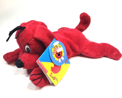 レア 90s vintage clifford ぬいぐるみ Vintage Plush '97 CLIFFORD THE BIG RED DOG 35th B'Day Stuffed