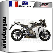 silencieux approuve open gp acier noir mivv pour honda cbr 1000 rr 2008 08