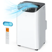 HUMHOLD 12000 BTU Portable Air Conditioner, 3 in 1 Fan/Dehumidifier, 500-Sq.ft