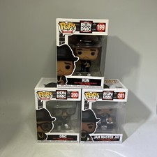 Funko Pop! Rocks: Run DMC Vinyl Figures Set of 3 Run, DMC, Jam Master Jay