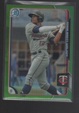 ADAM BRETT WALKER 2015 BOWMAN CHROME DRAFT GREEN REFRACTOR CARD #48  /99