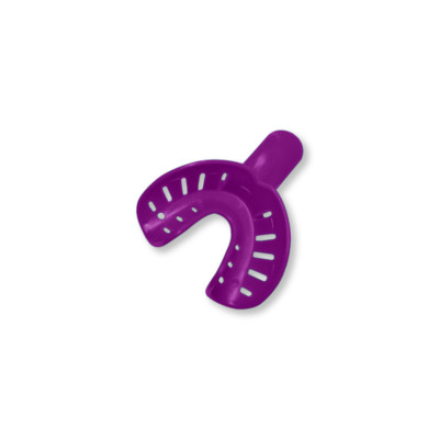 Plasdent ITO-6L Excellent-Colors Ortho Impression Trays #6 Large Lower 25/Pk