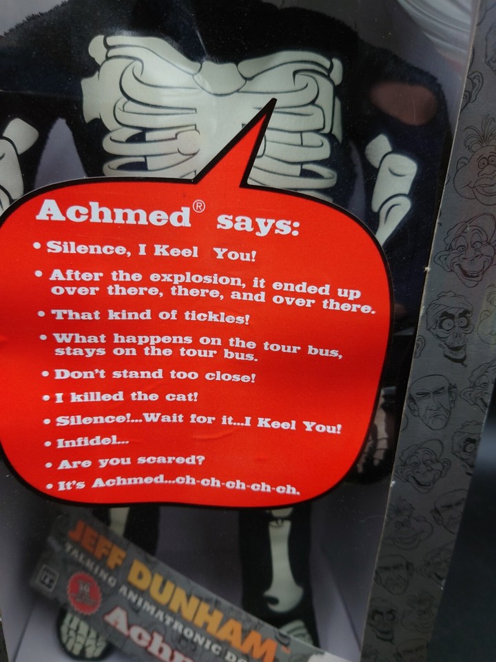 Jeff Dunham Achmed The Dead Terrorist Talking Ventriloquist Dummy
