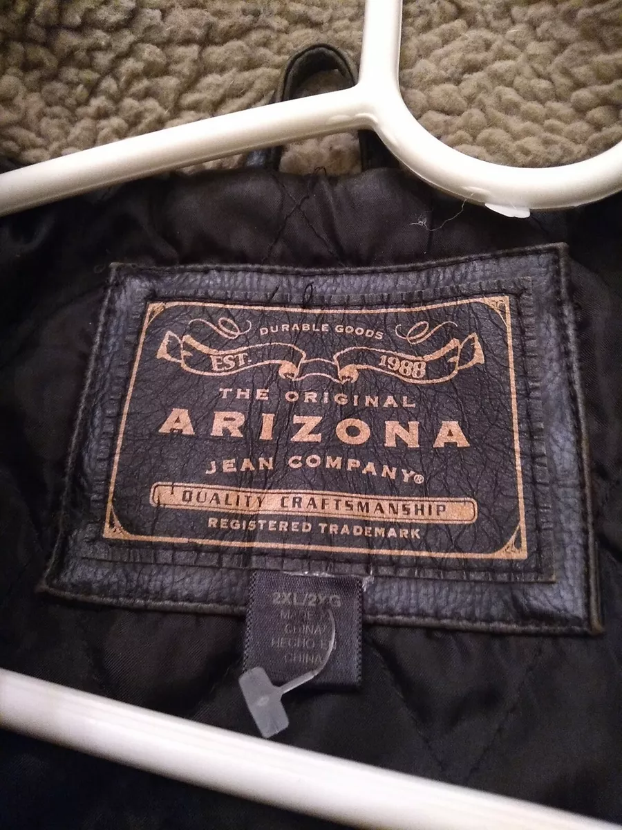 Arizona jean top company leather jacket