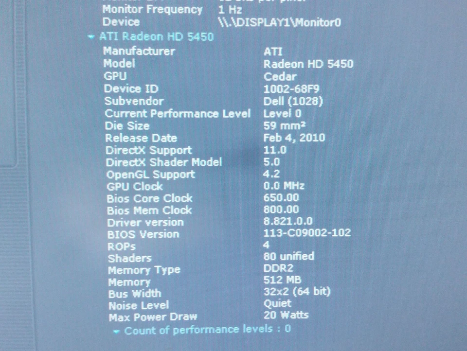Windows 10 512MB Dimension C521 9200c 5100c SFF Low-Profile Dual VGA Video Card - Image 4 of 4