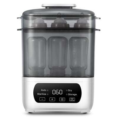 in Baby Bottle Sterilizer Electric Dryer Touch Screen