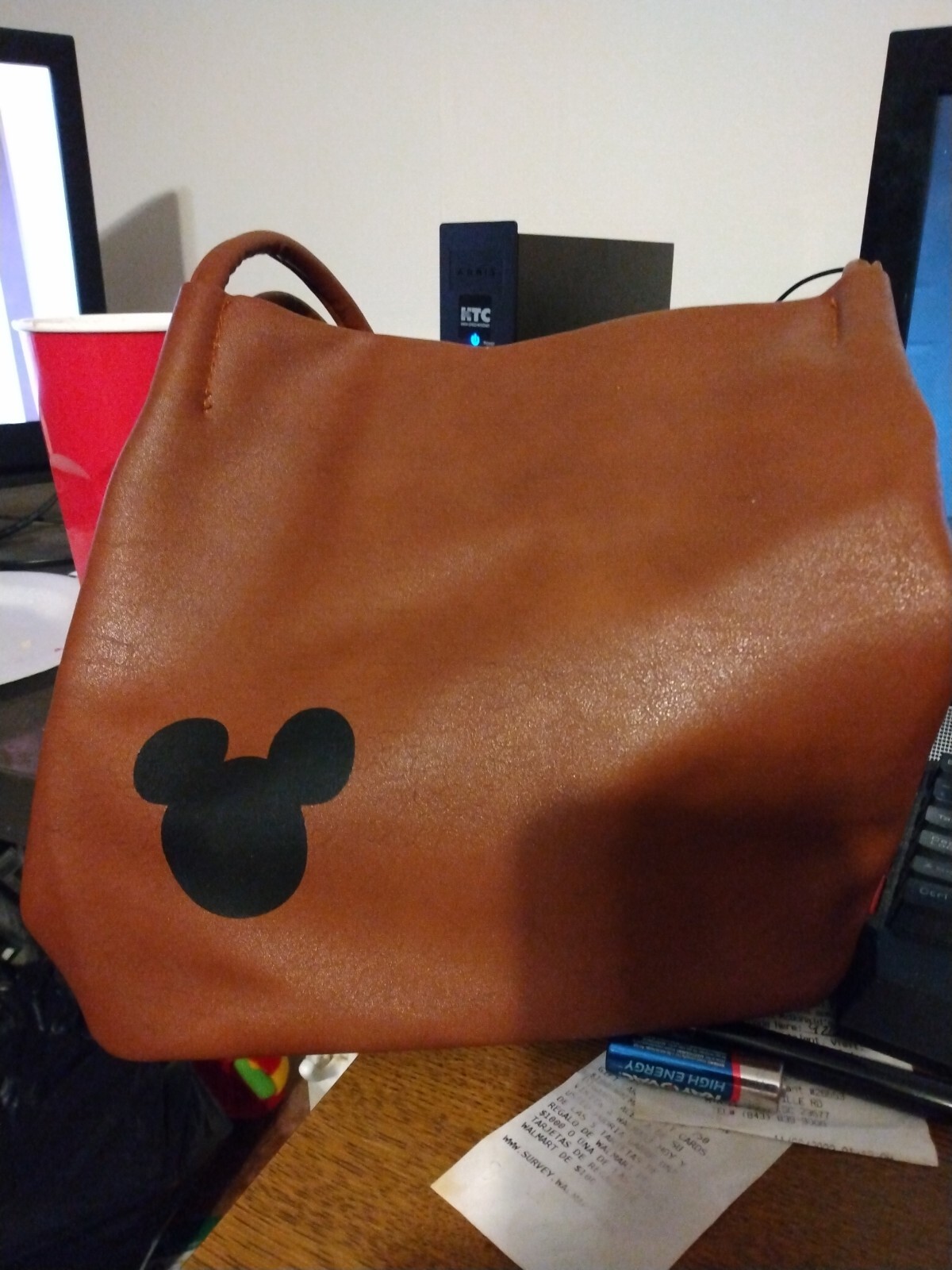 Bucket Crossbody Purse Disney Inspired Bag Mickey Bla… Gem